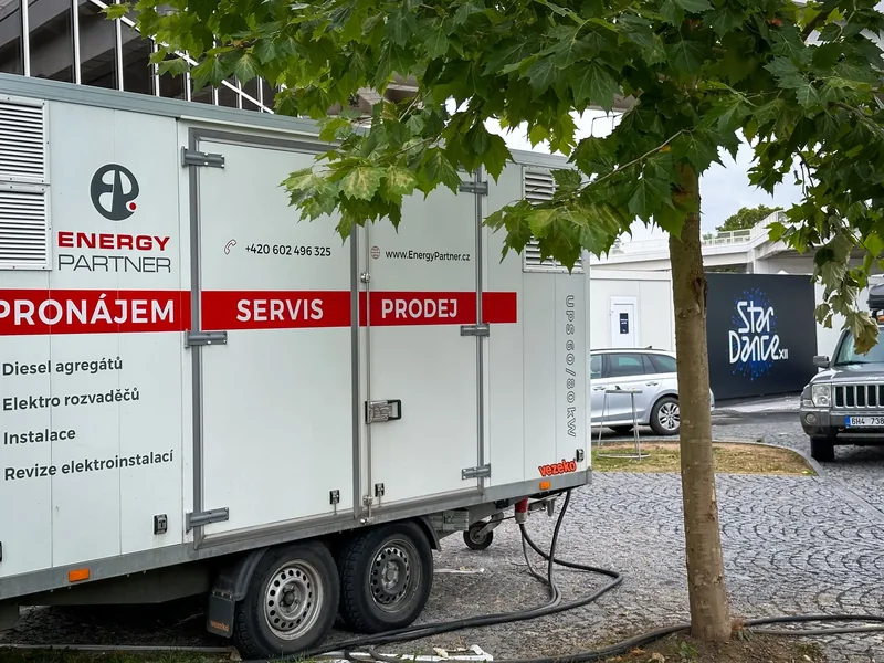 Technika Energy Partner v zázemí StarDance