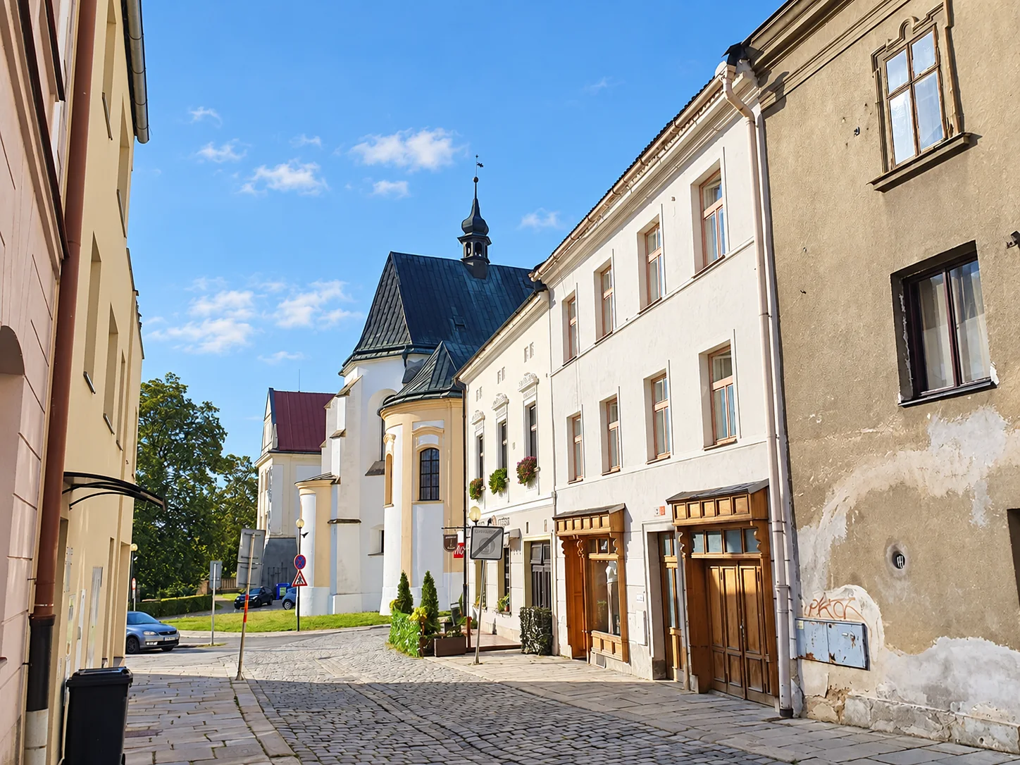 Radniční ulice v Šumperku