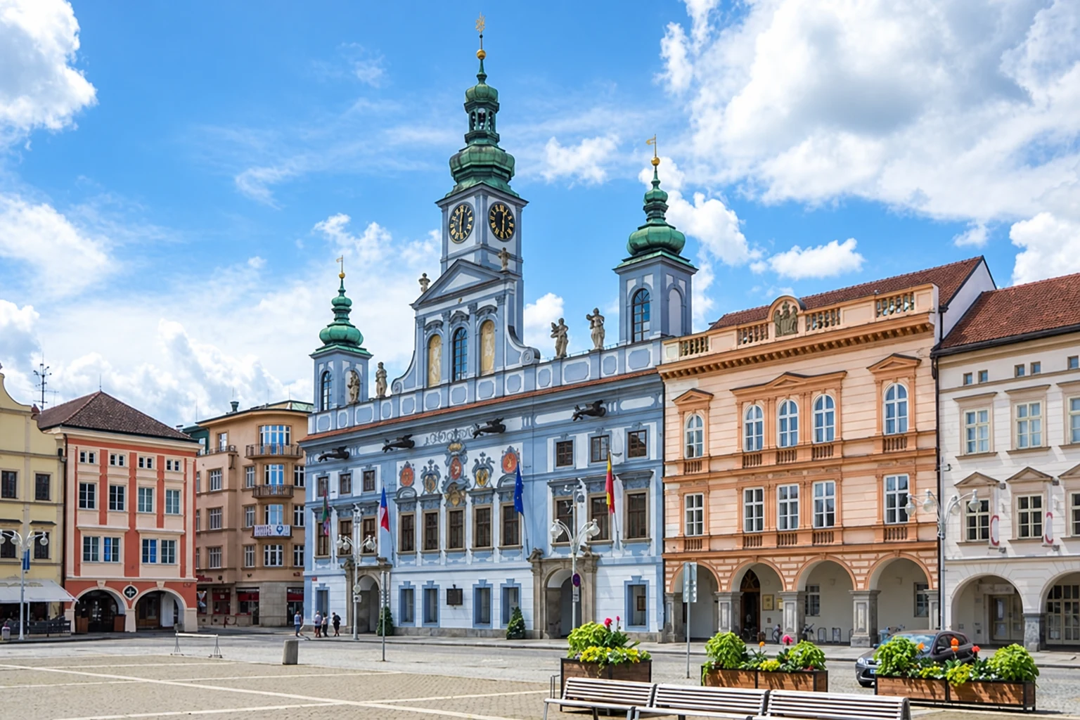 České Budějovice – Radnice na náměstí Přemysla Otakara II.