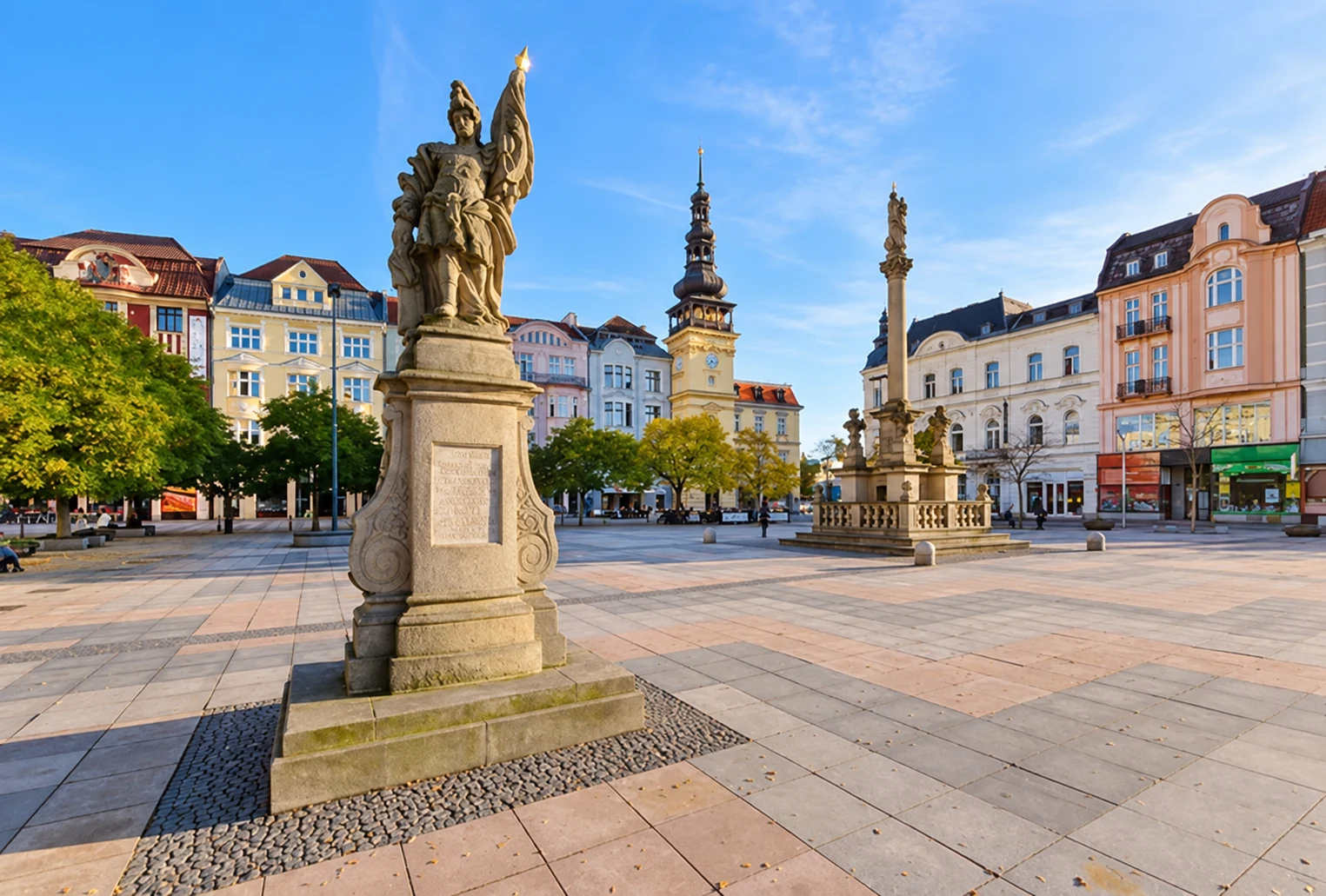 Ostrava – Masarykovo náměstí se Starou radnicí