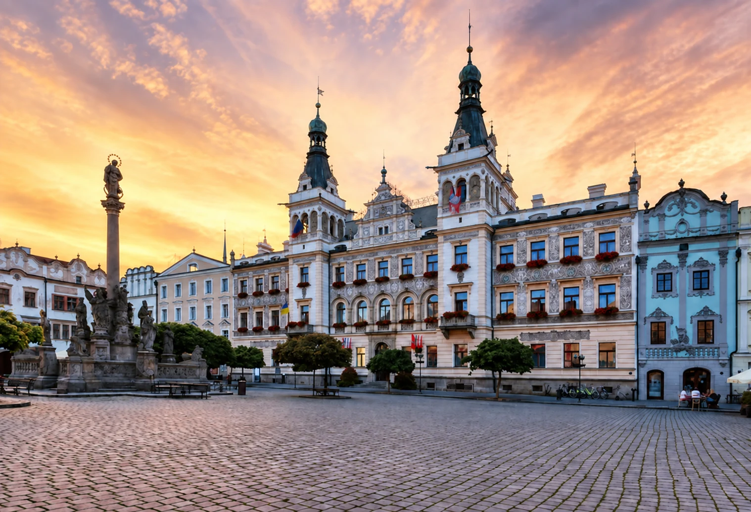 Pardubice – Pardubická radnice na Pernštýnském náměstí